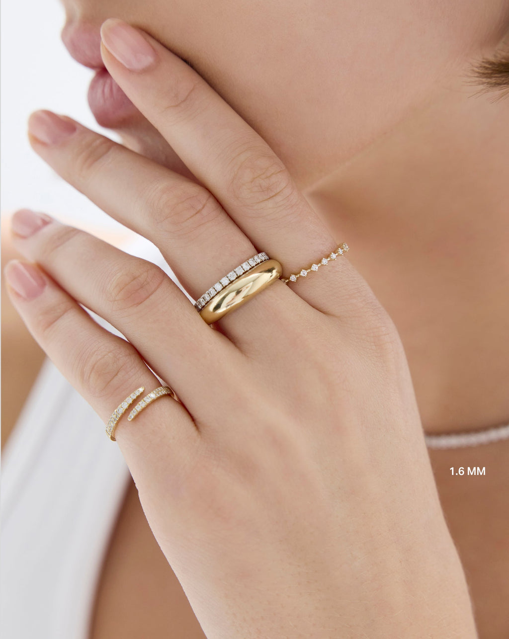 Thin Pavé Band