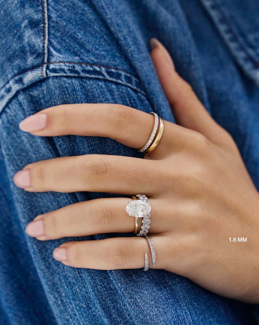 Thin Pavé Band