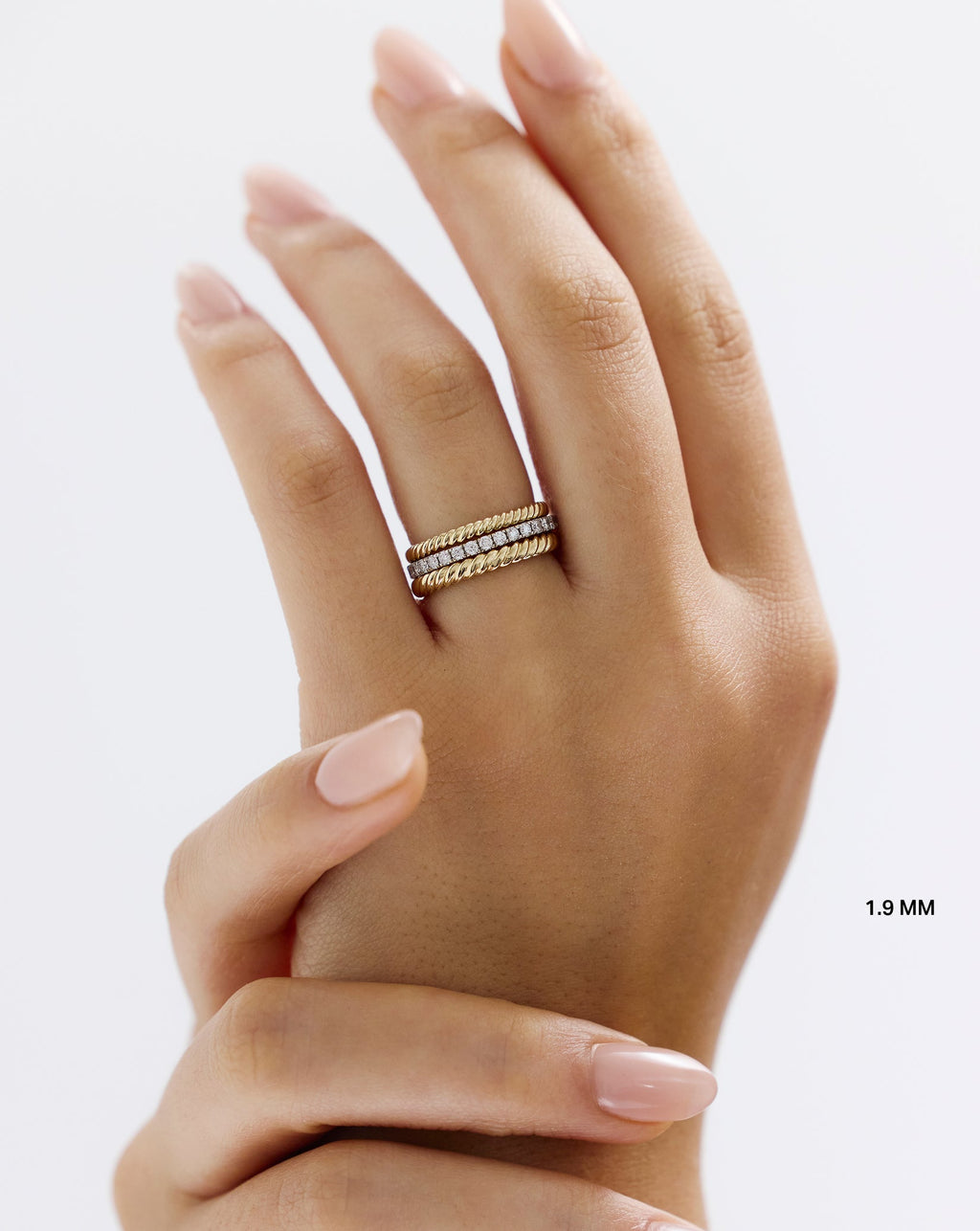 Personalized Perfect Pavé Diamond Ring | Platinum