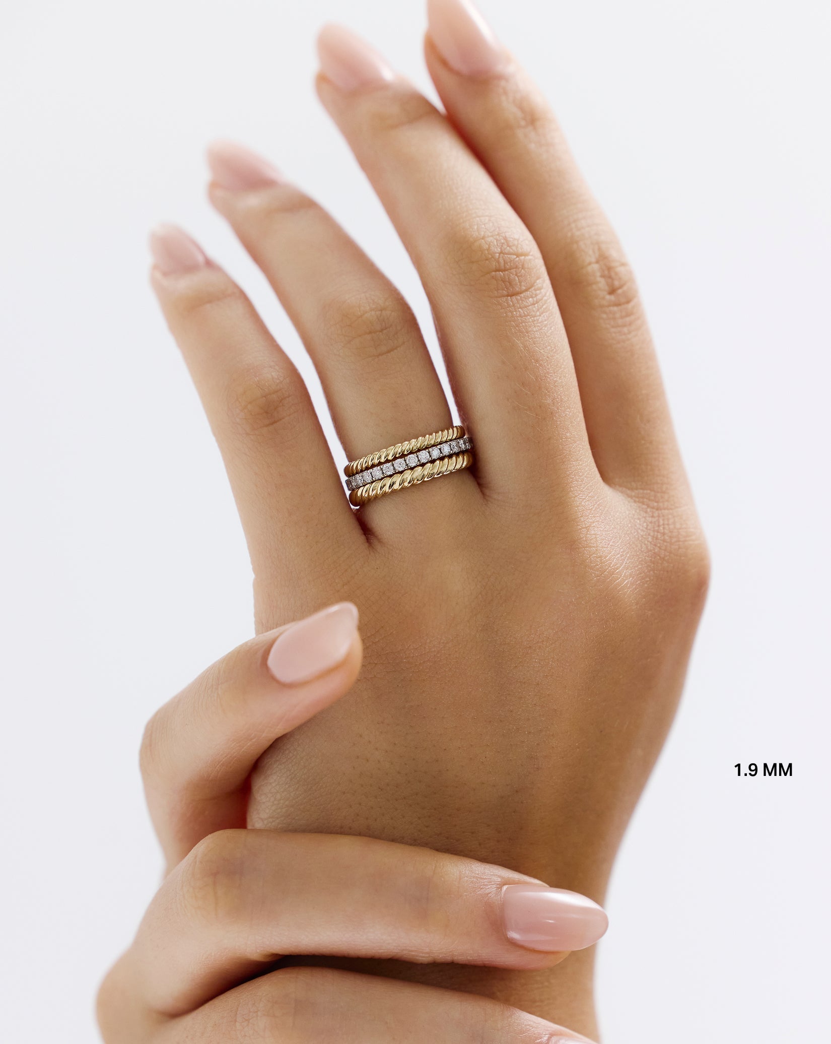 Personalized Perfect Pavé Diamond Ring | Platinum
