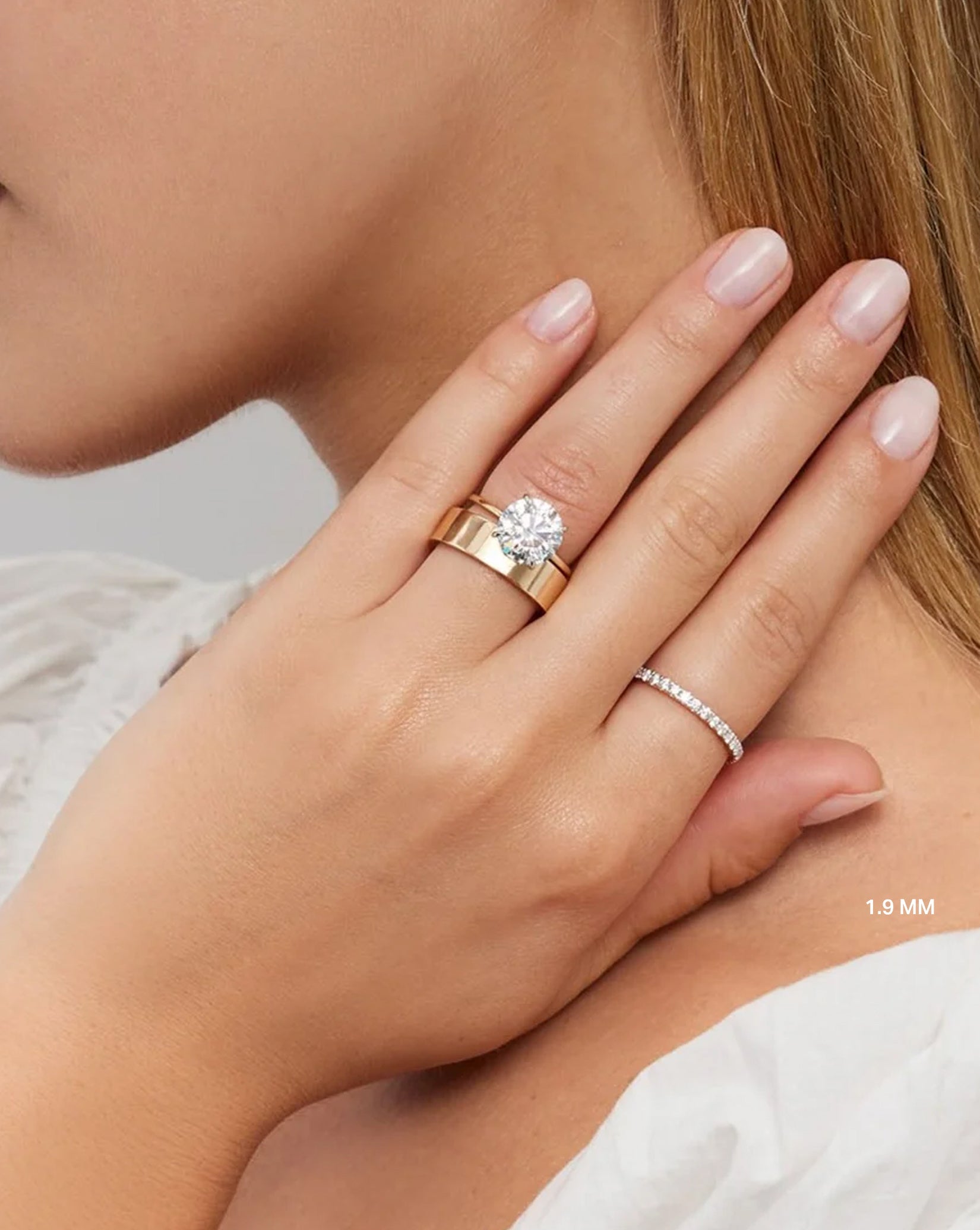 Personalized Perfect Pavé Diamond Ring | Platinum