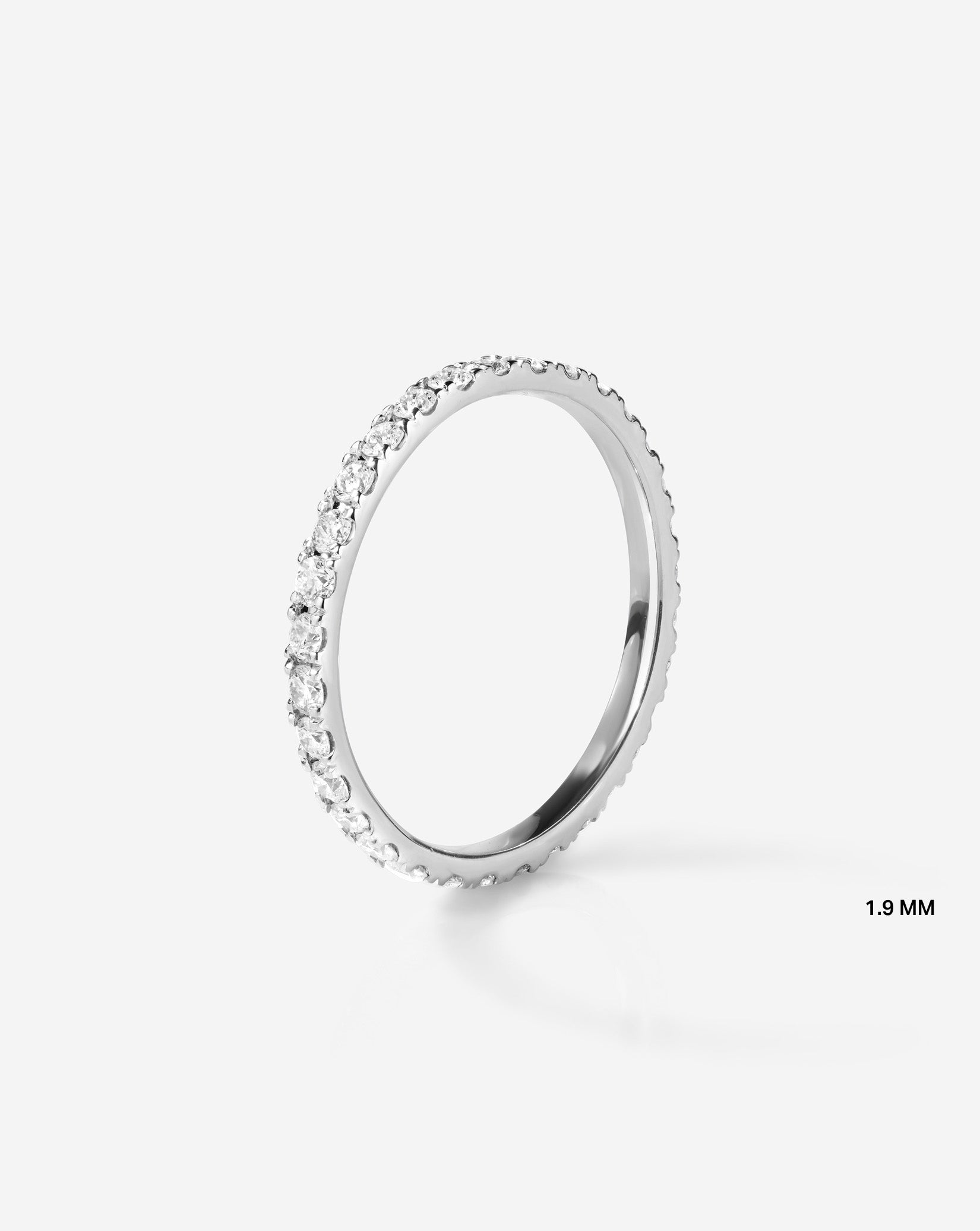 1.9 mm Perfect Pavé Diamond Ring