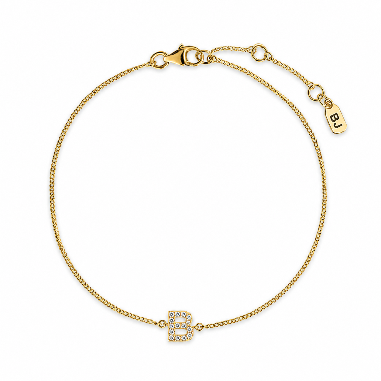 Diamond Initial Bracelet