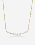 Graduated Single Prong Diamond Necklace
