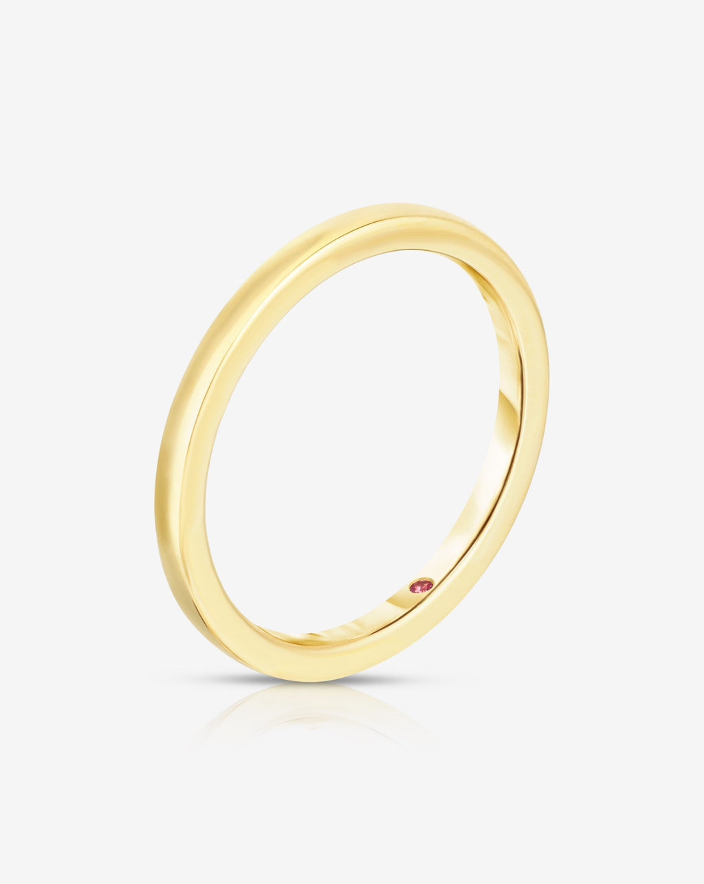 Whisper Thin Band with Birthstone