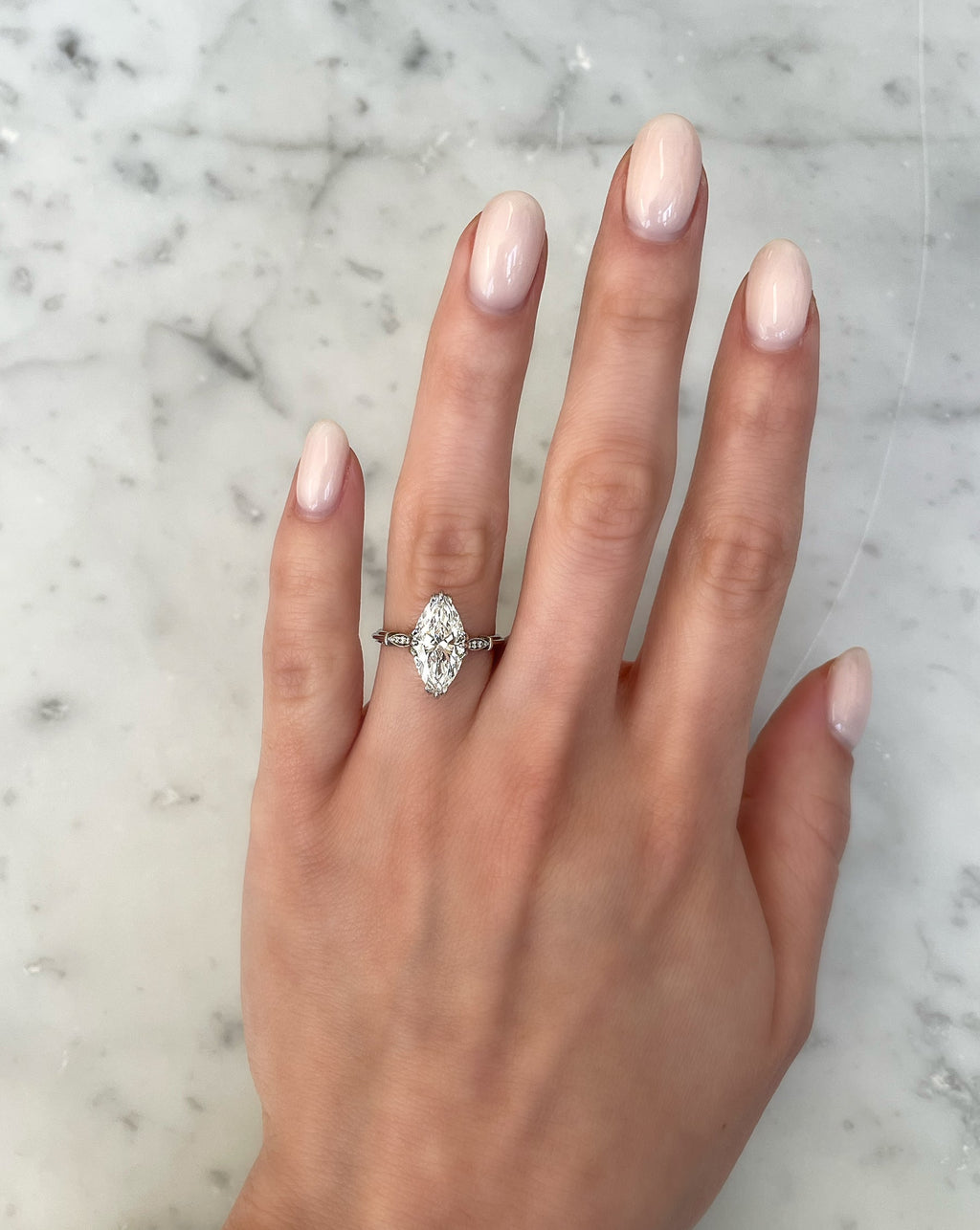 2.16 Marquise Lab Diamond in Signature Antique®