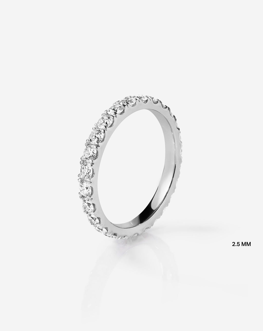 2.5 mm Classic Diamond Ring