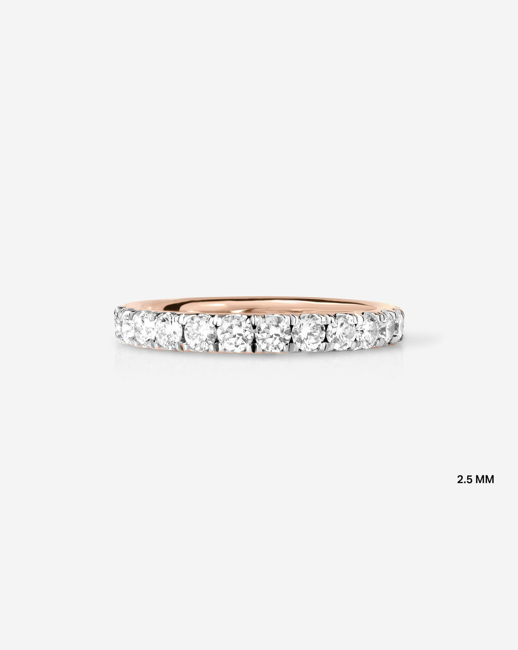 2.5 mm Classic Diamond Ring
