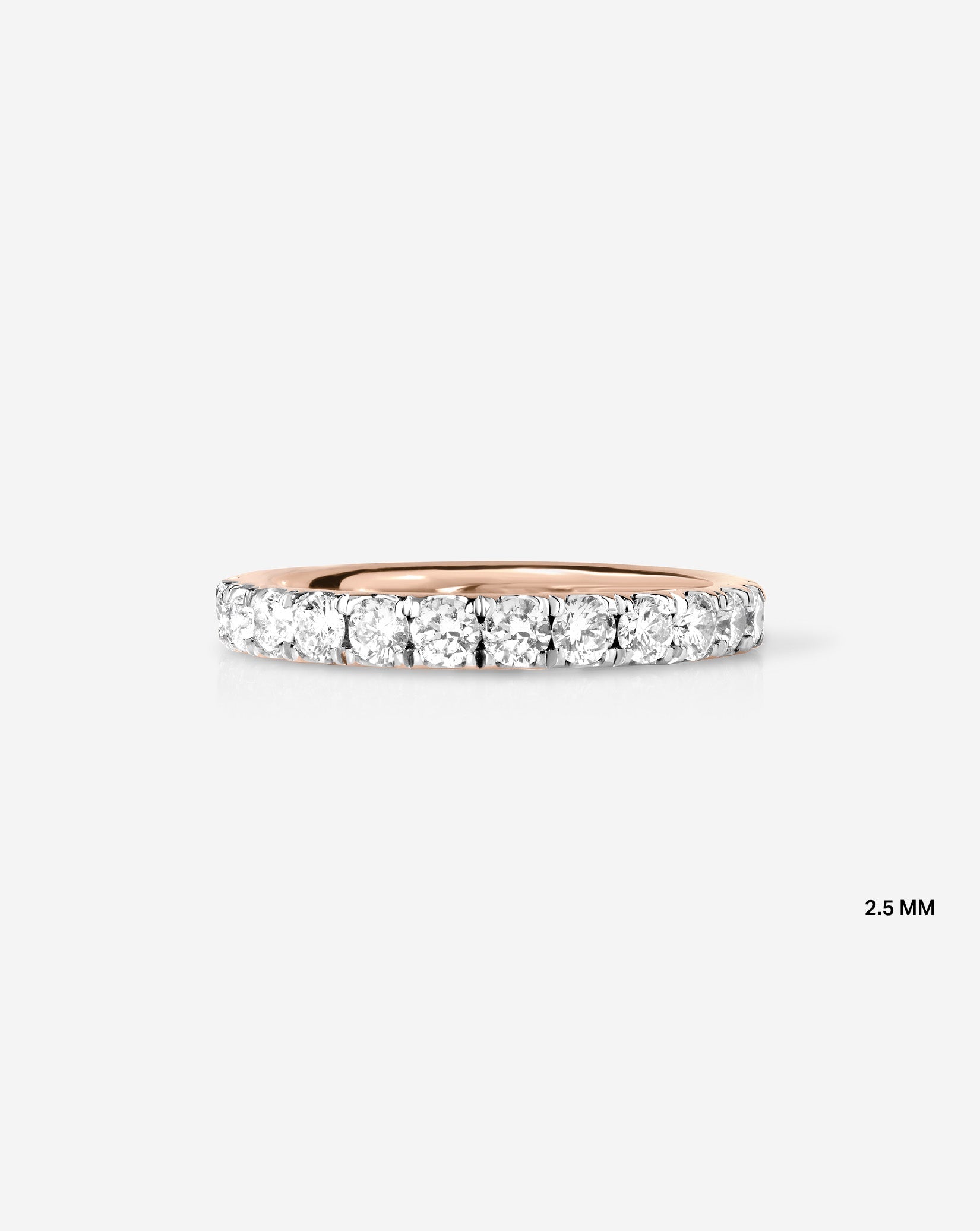 2.5 mm Classic Diamond Ring