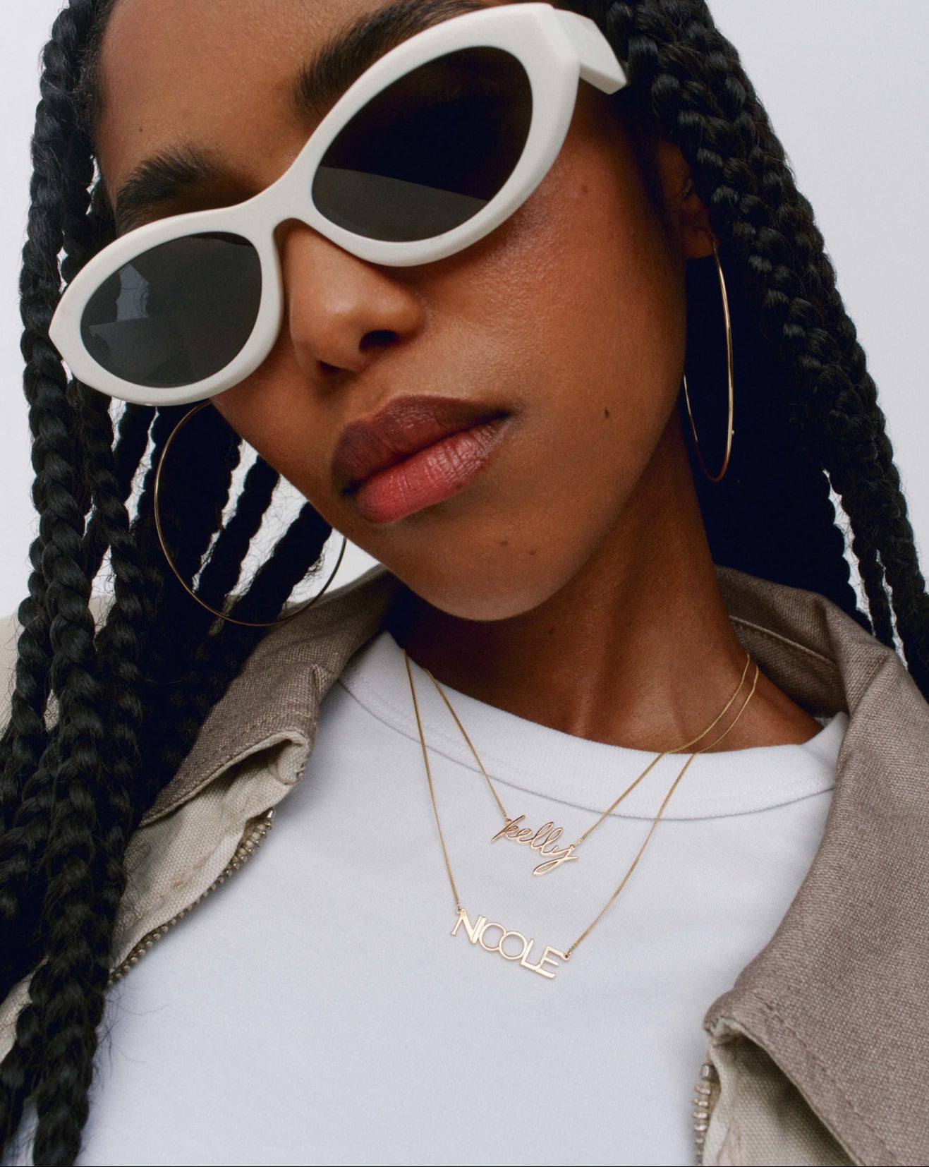 Personalized Block Name Necklace