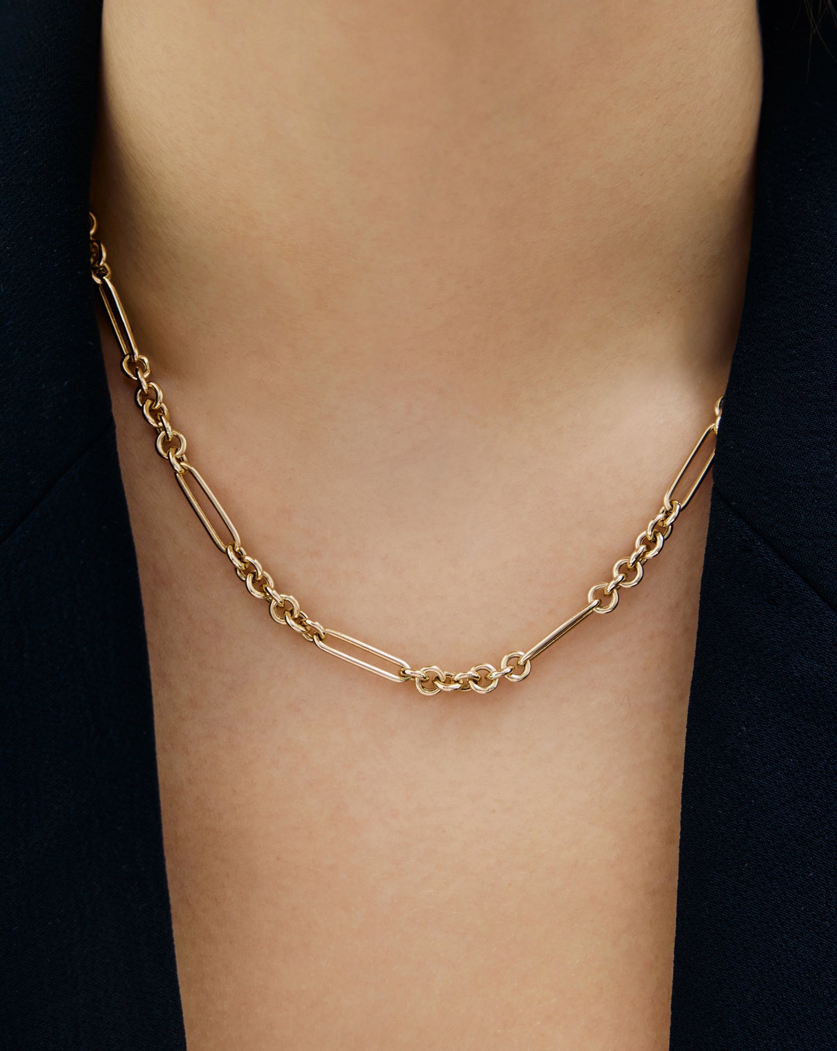 Mixed Link Chain Necklace