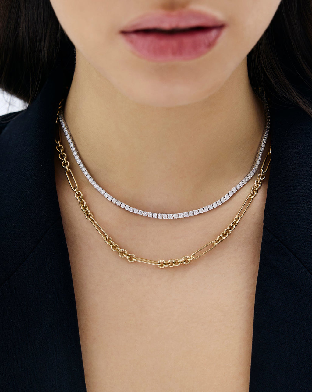 Mixed Link Chain Necklace