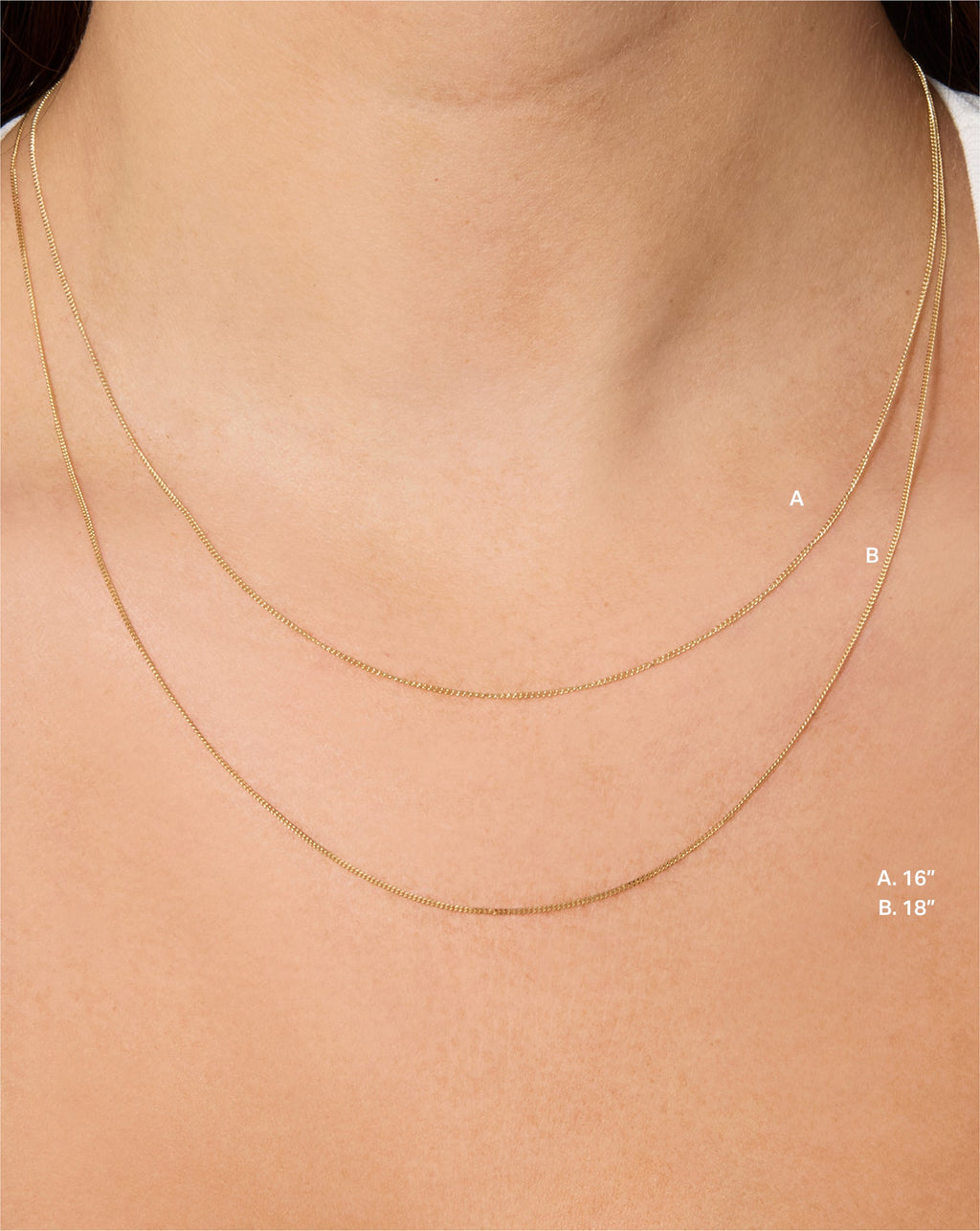 Diamond Cut Curb Chain Necklace