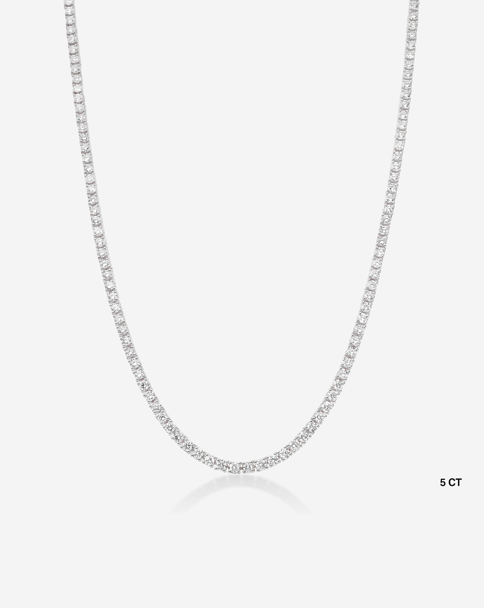Classic Diamond Tennis Necklace