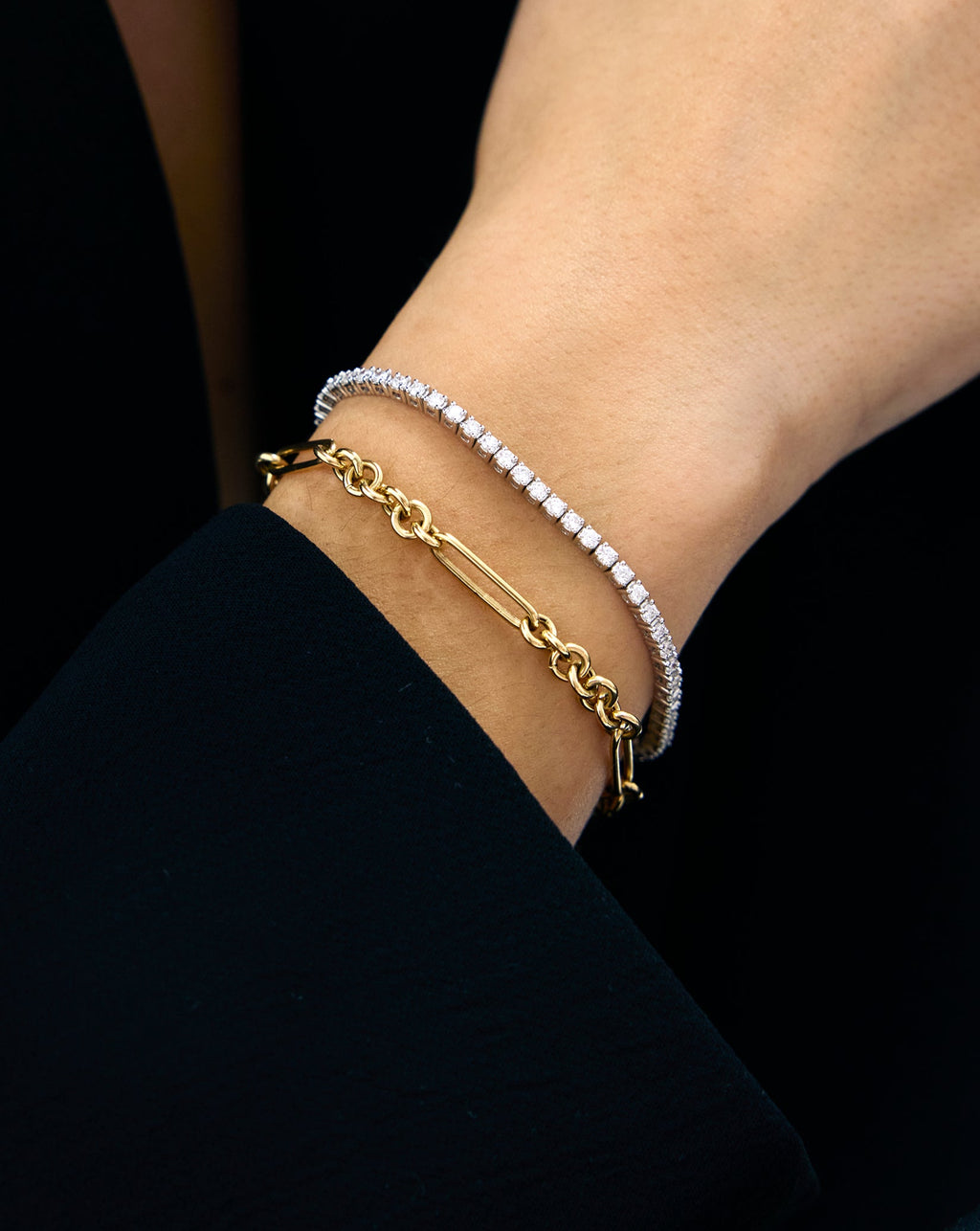 Mixed Link Chain Bracelet
