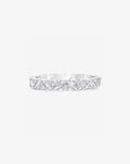 Lab Diamond Baguette Cluster Eternity Band