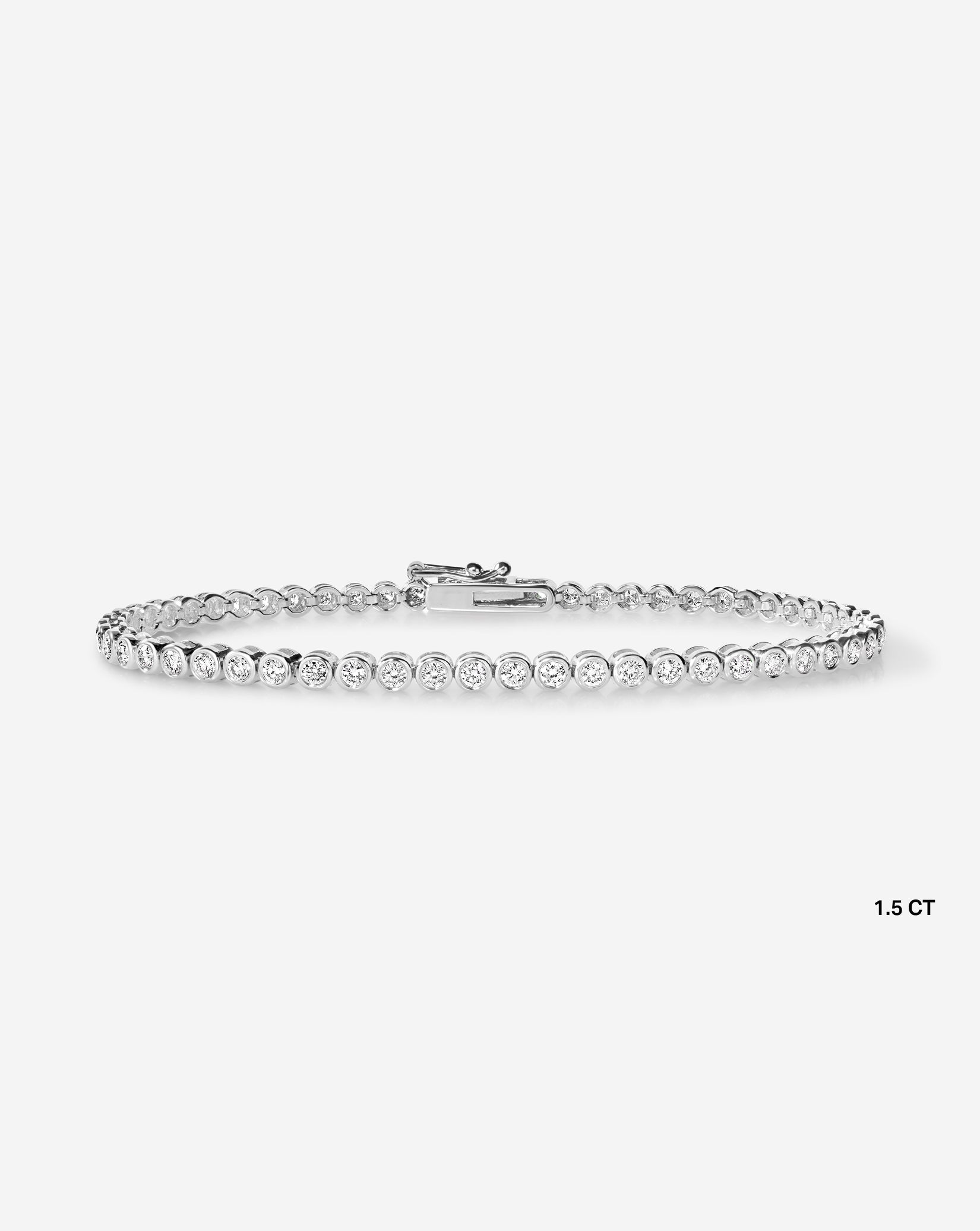 Bezel Diamond Tennis Bracelet