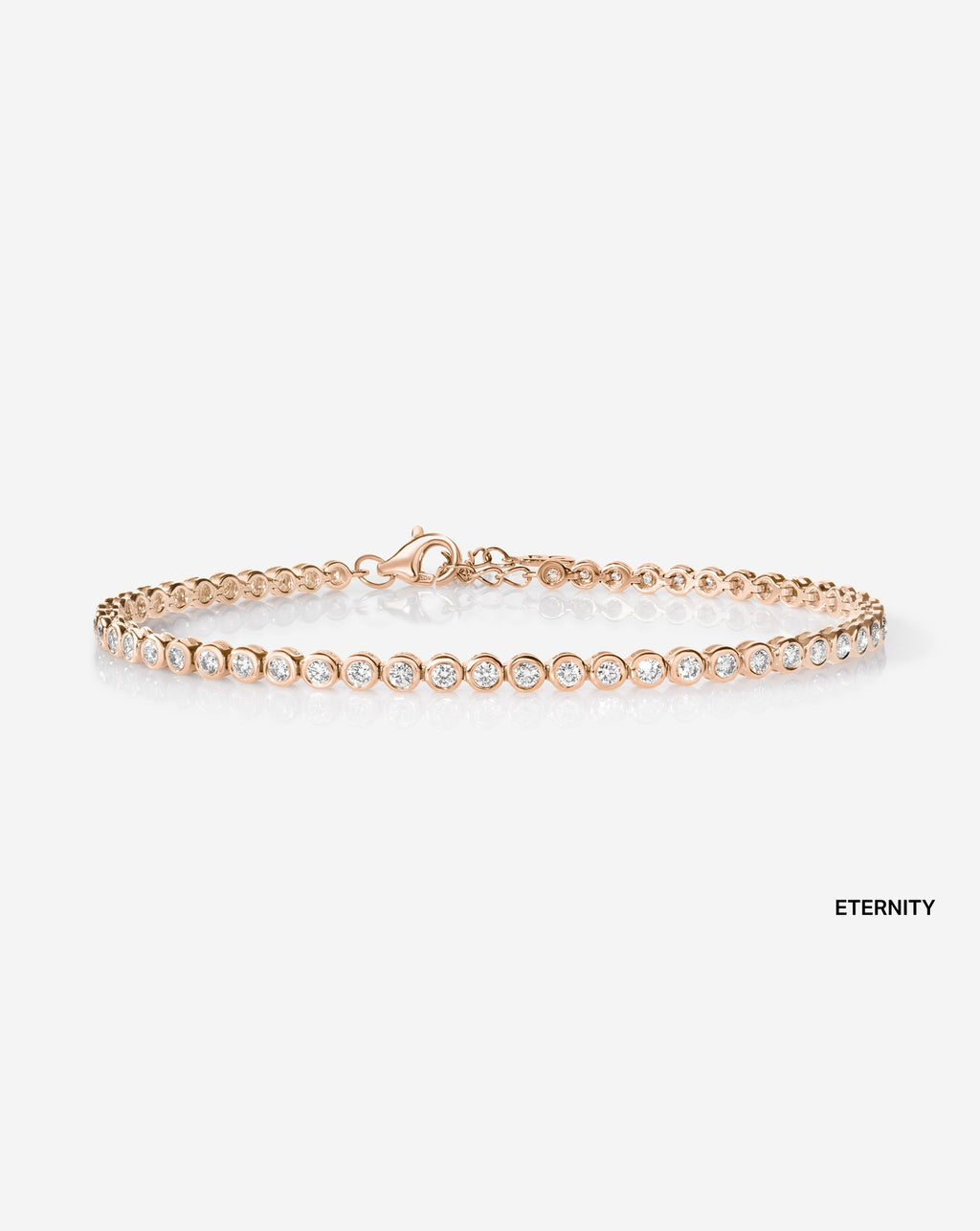 Bezel Mini Diamond Tennis Bracelet