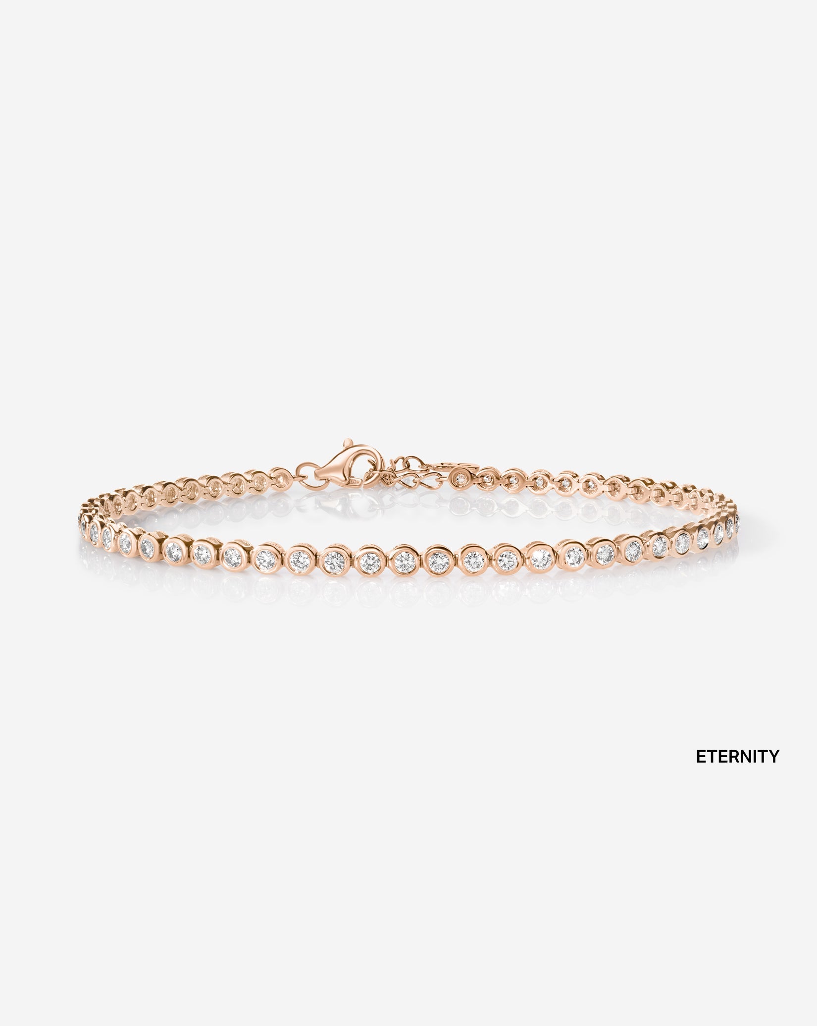 Bezel Mini Diamond Tennis Bracelet