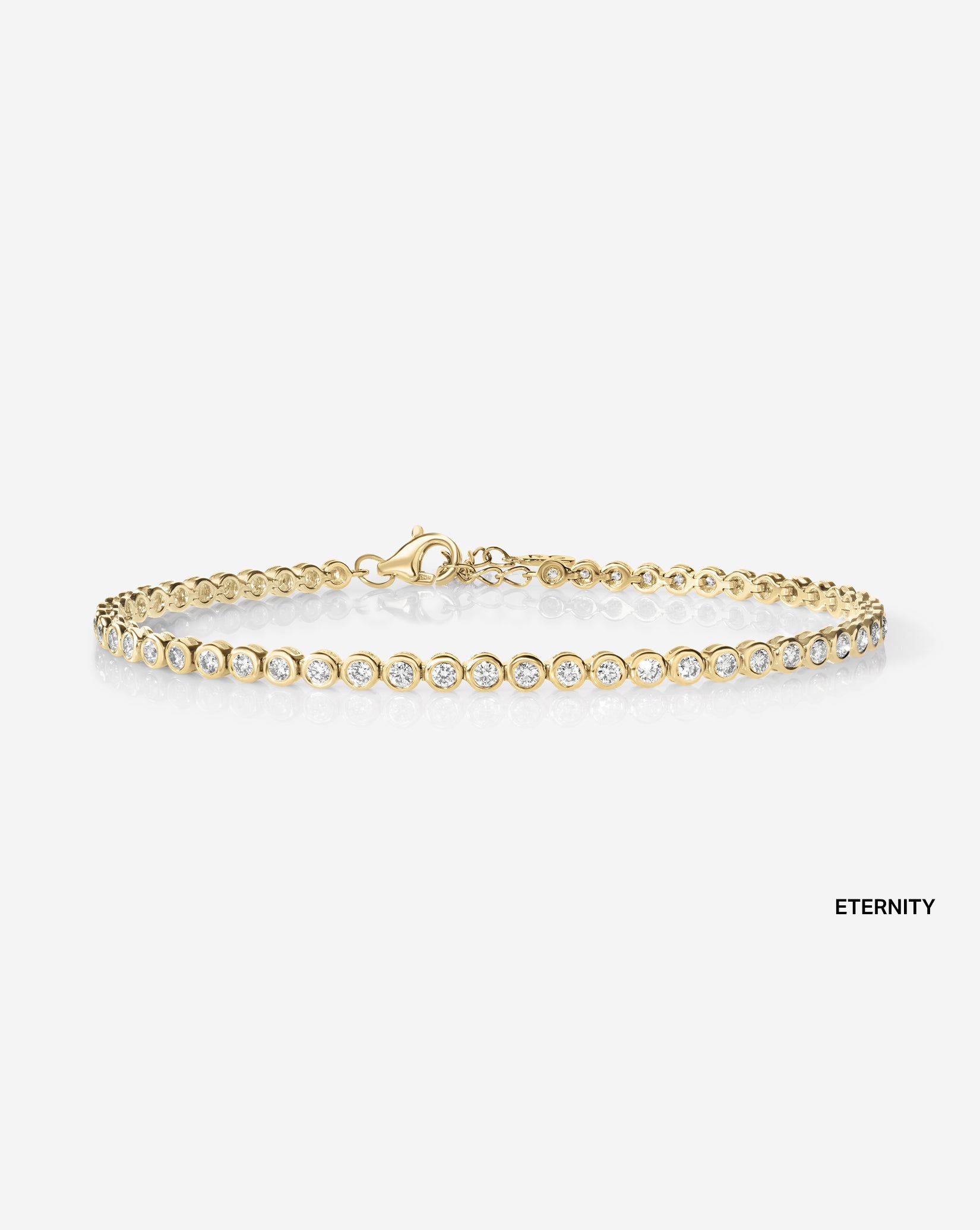 Bezel Mini Diamond Tennis Bracelet