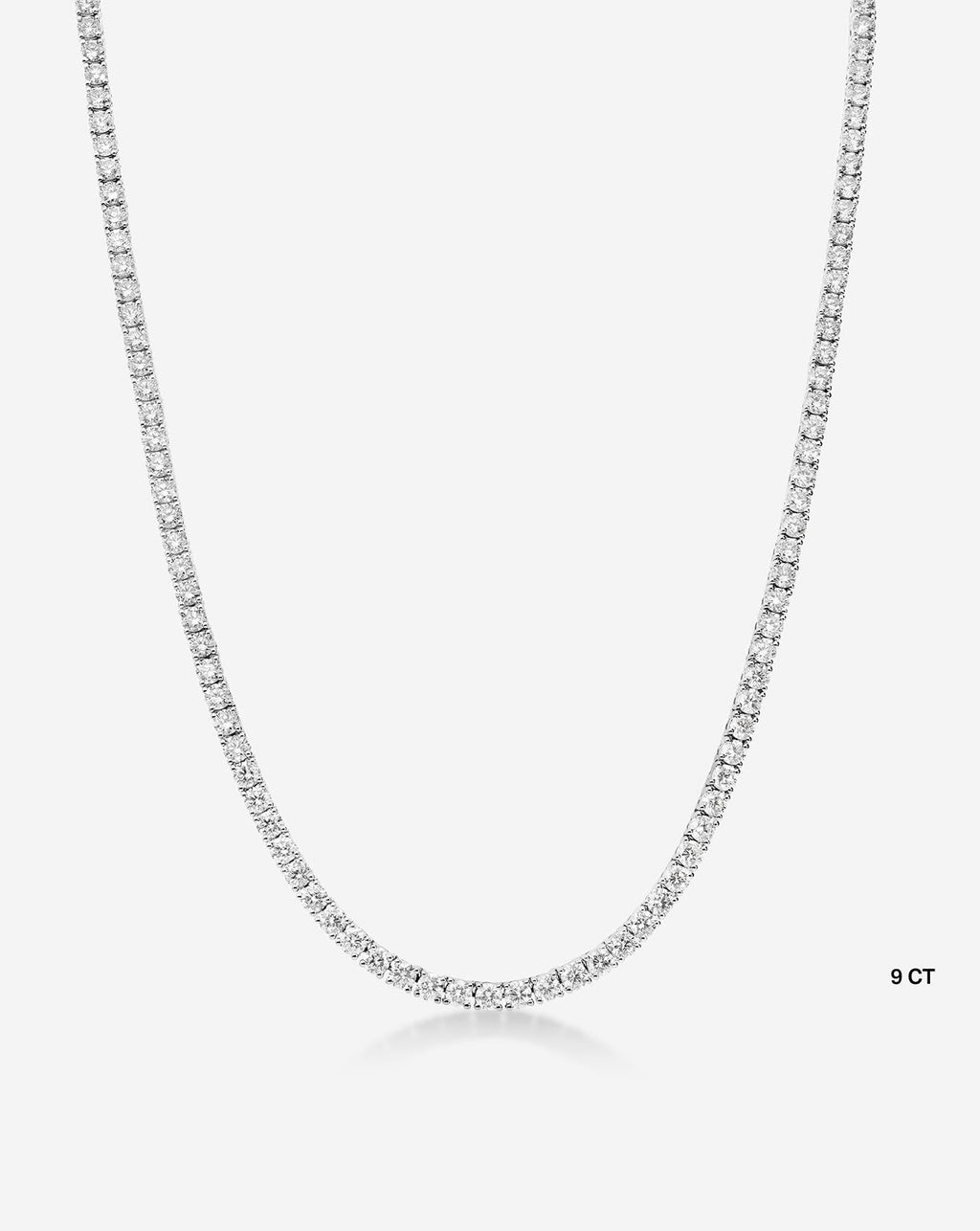 Classic Lab Diamond Tennis Necklace