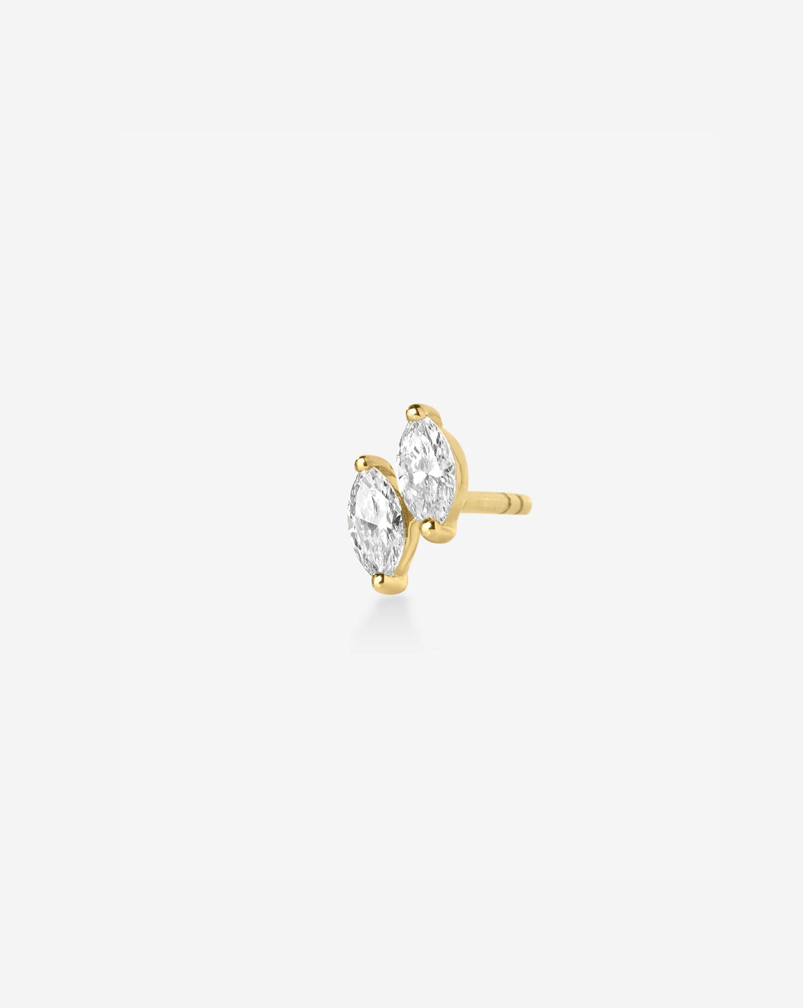 Double Marquise Lab Diamond Studs