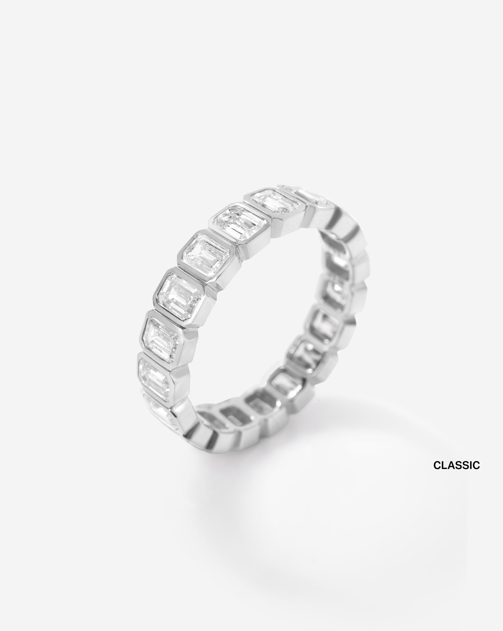 Emerald Bezel Band