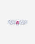 Emerald Diamond and Birthstone Eternity Band