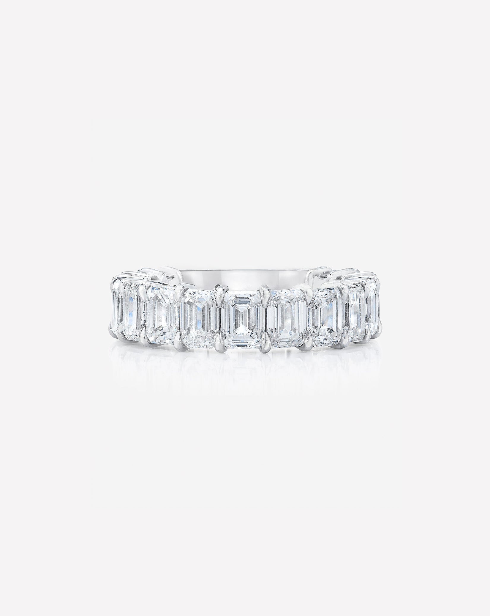 Emerald 3/4 Lab Diamond Band