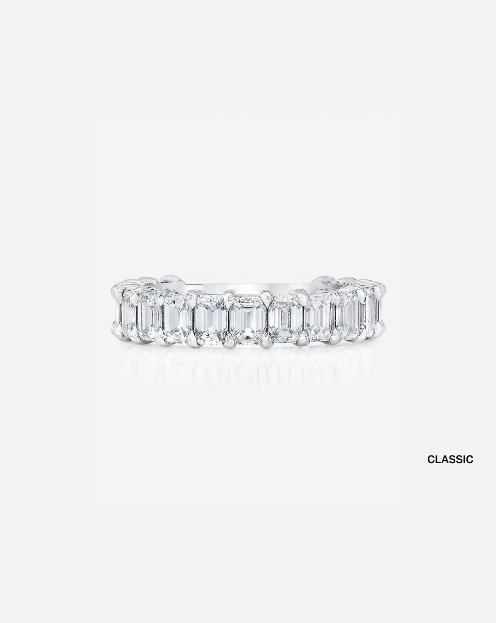 Emerald 3/4 Diamond Band
