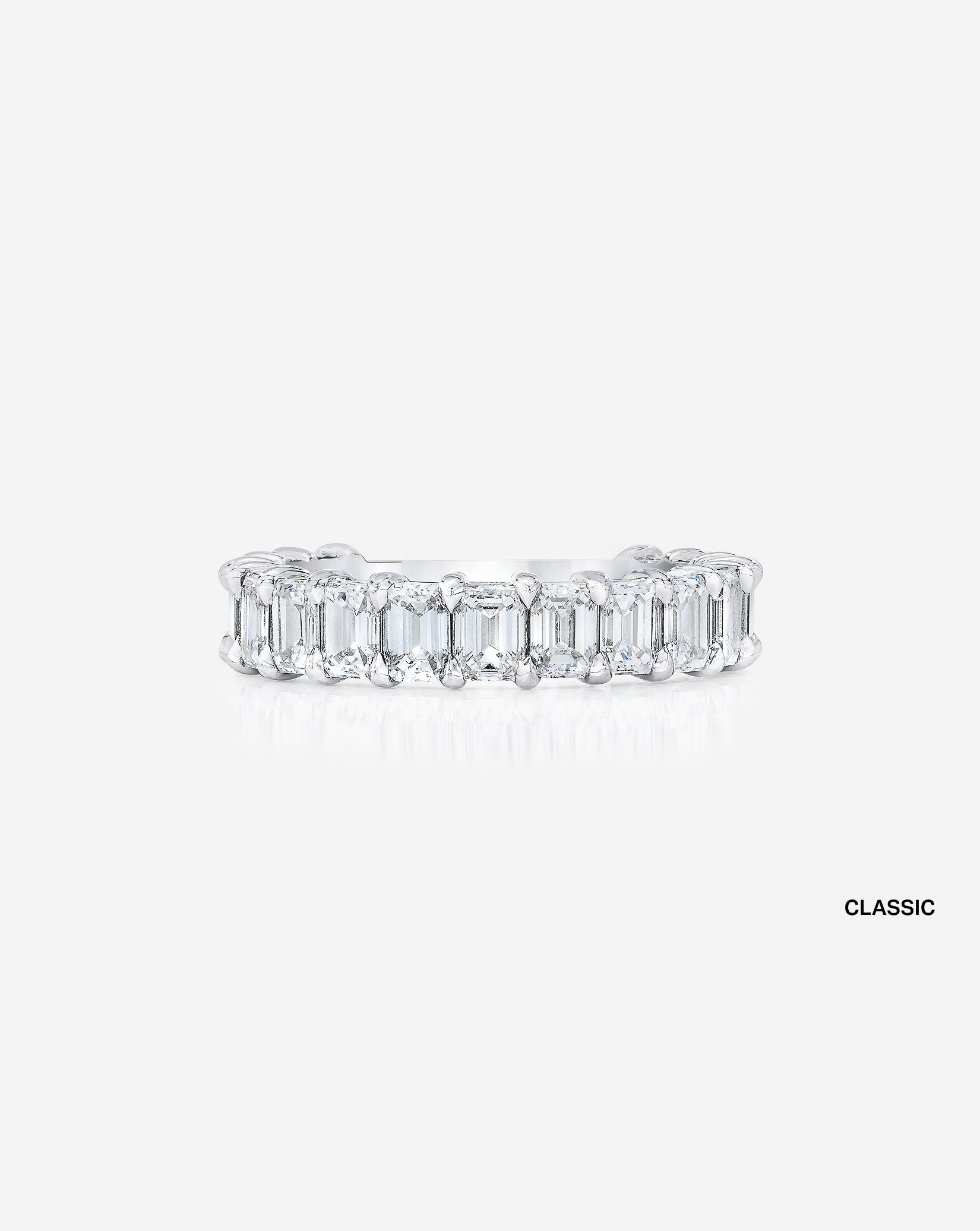Emerald 3/4 Diamond Band