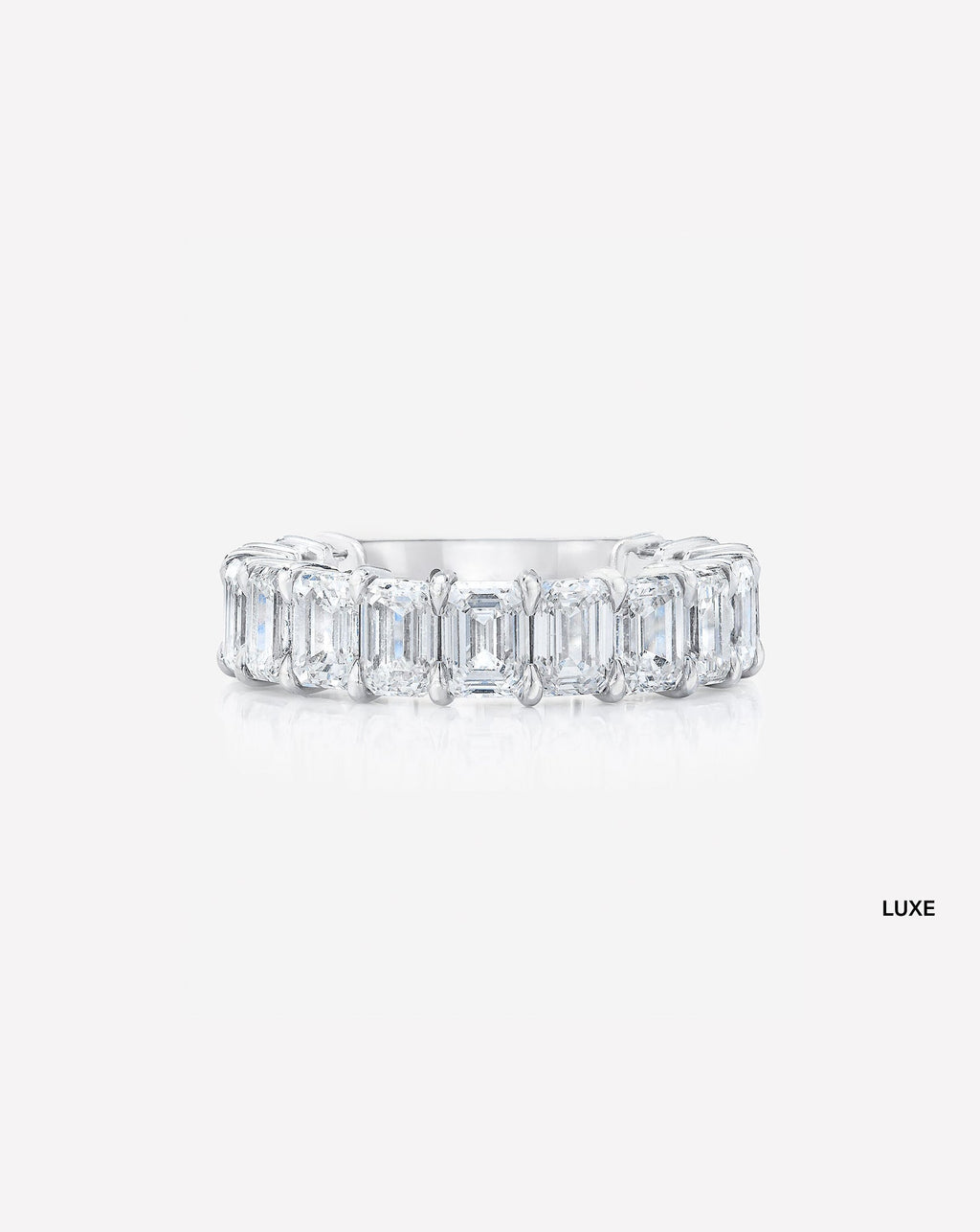 Emerald 3/4 Diamond Band