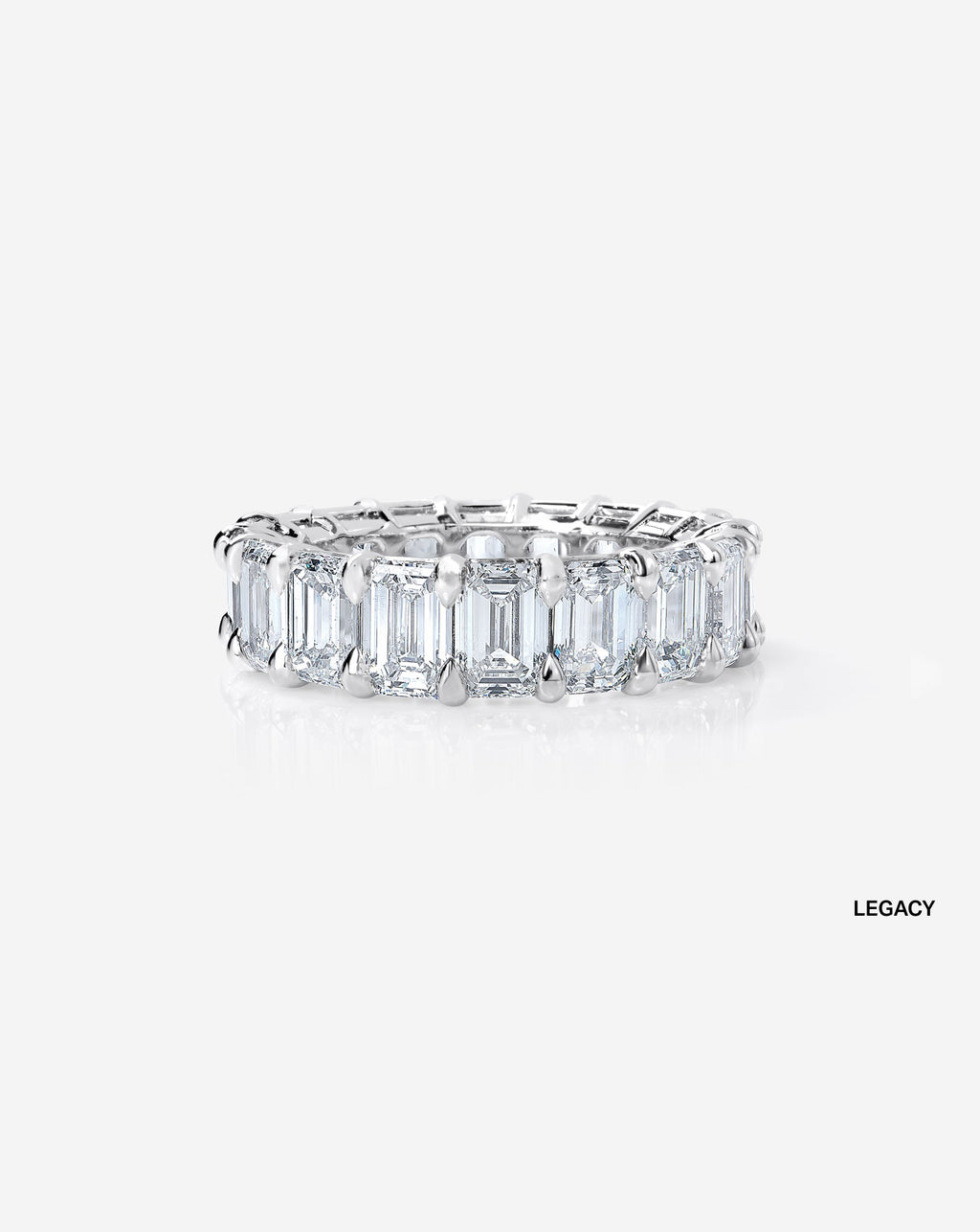 Emerald Diamond Eternity Band
