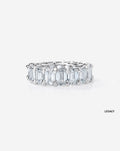 Emerald Diamond Eternity Band
