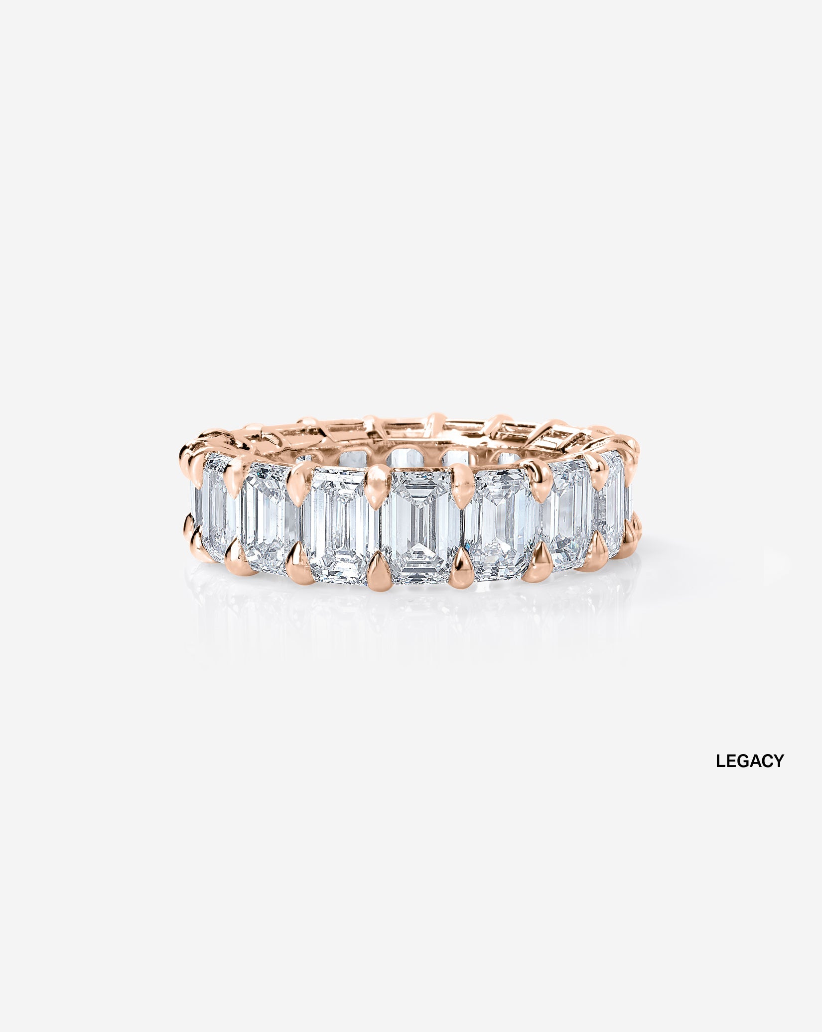 Emerald Diamond Eternity Band