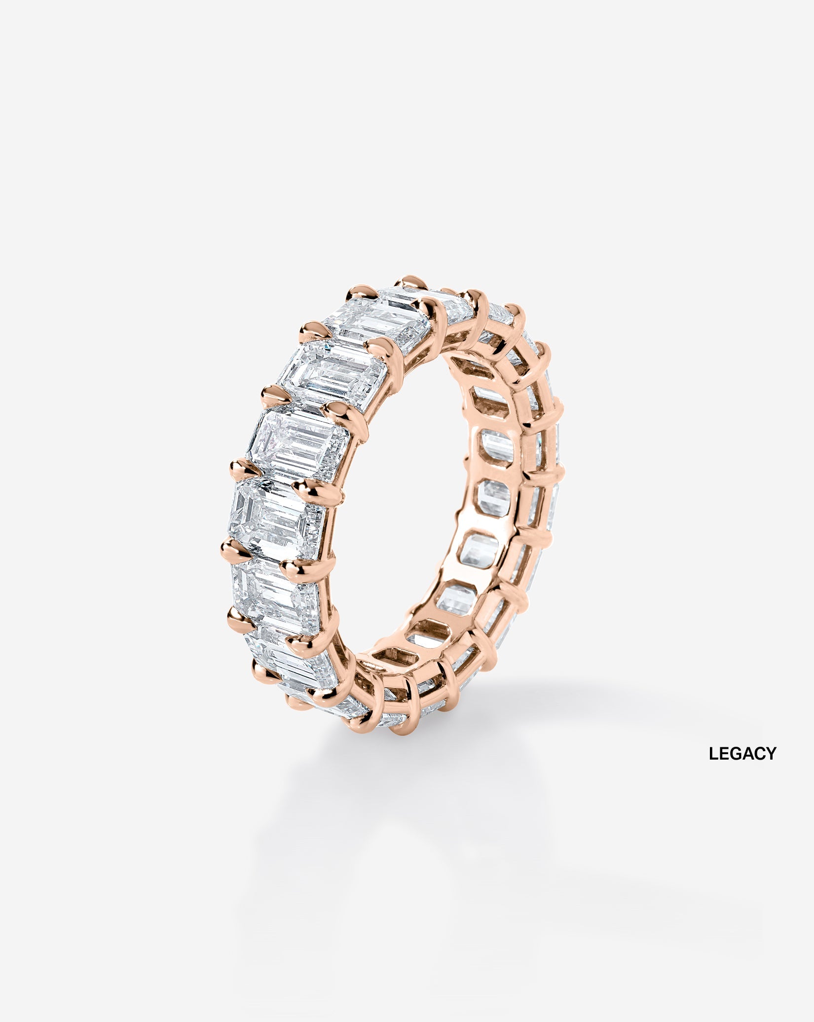 Emerald Diamond Eternity Band