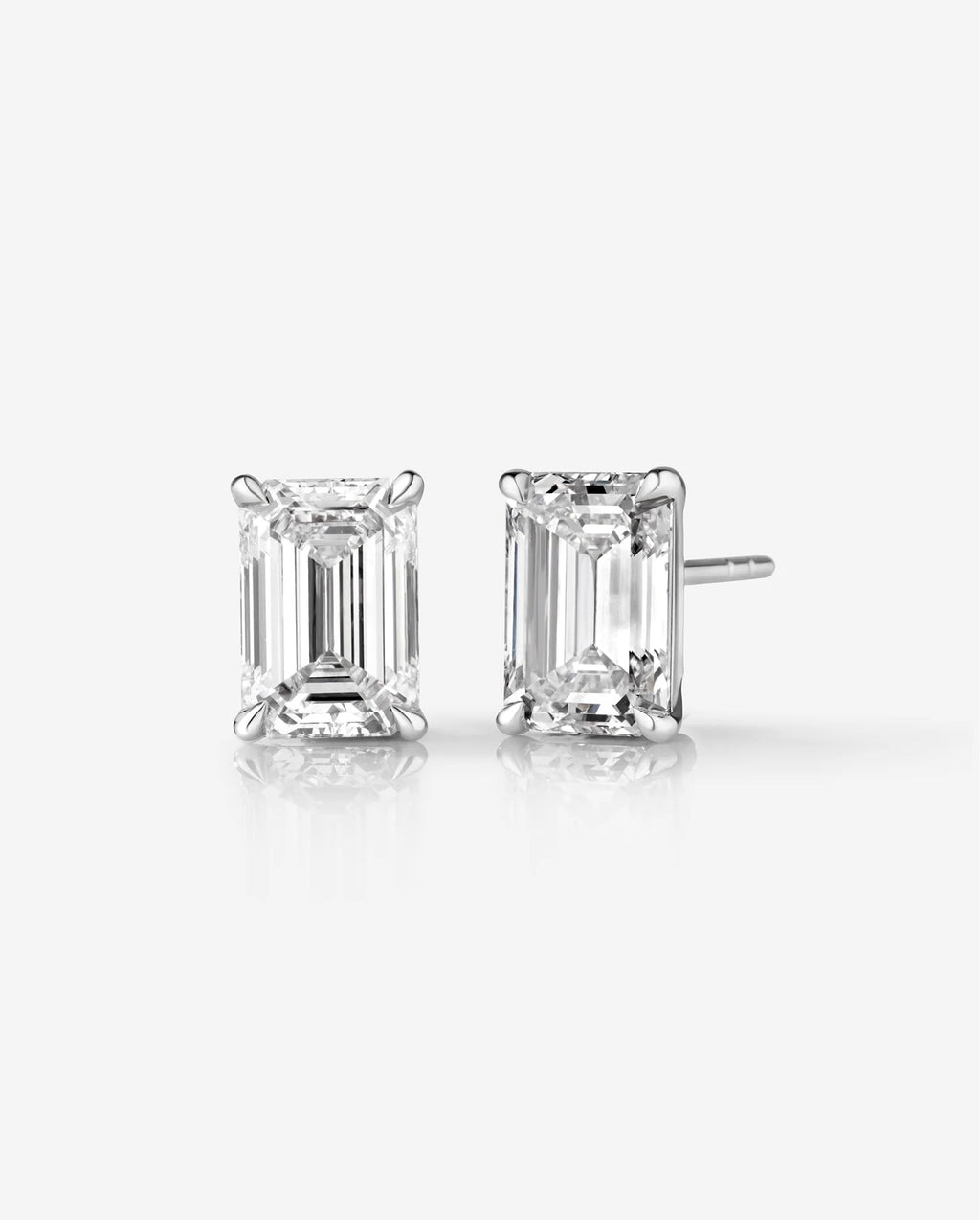 Emerald Lab Diamond Studs