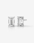 Emerald Lab Diamond Studs