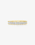 Emerald Diamond Eternity Band