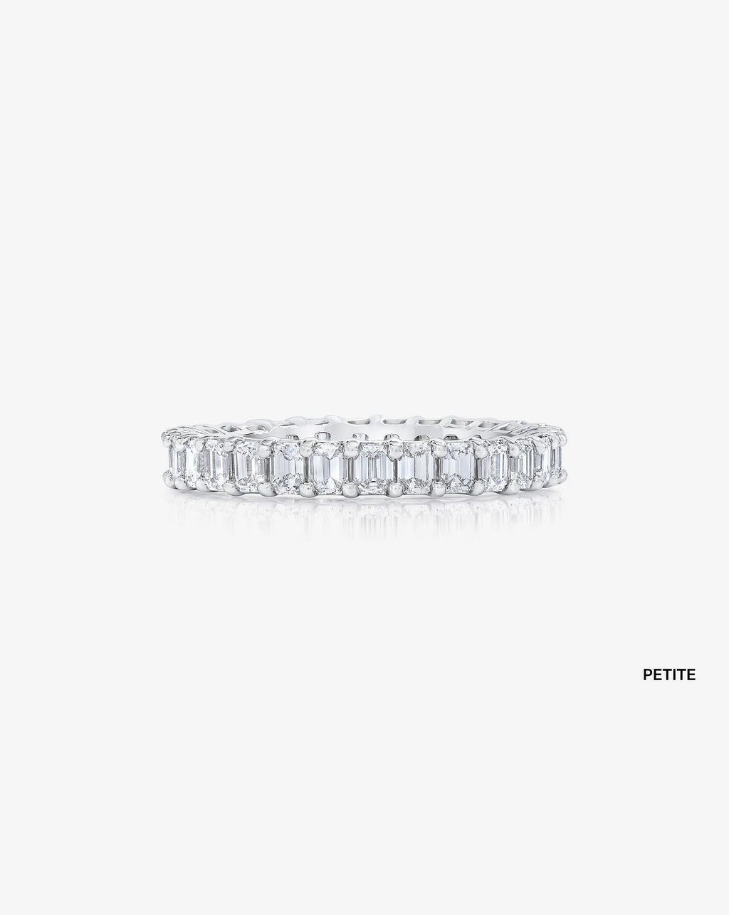 Emerald Lab Diamond Eternity Band