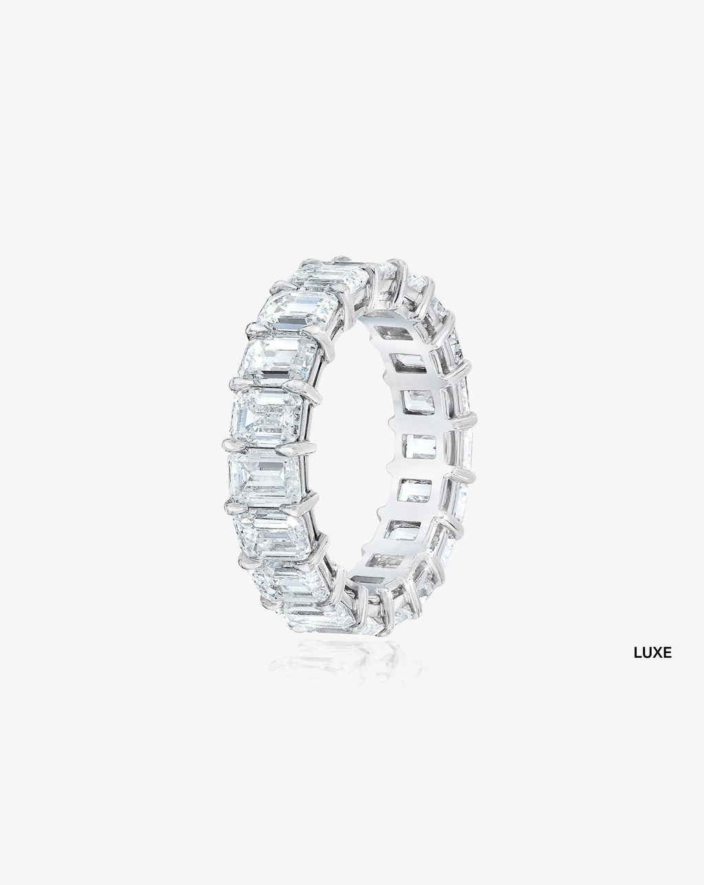 Emerald Diamond Eternity Band