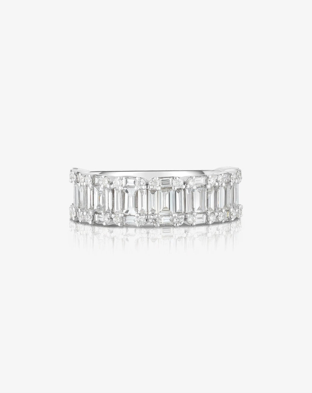 Emerald Illusion Eternity Ring