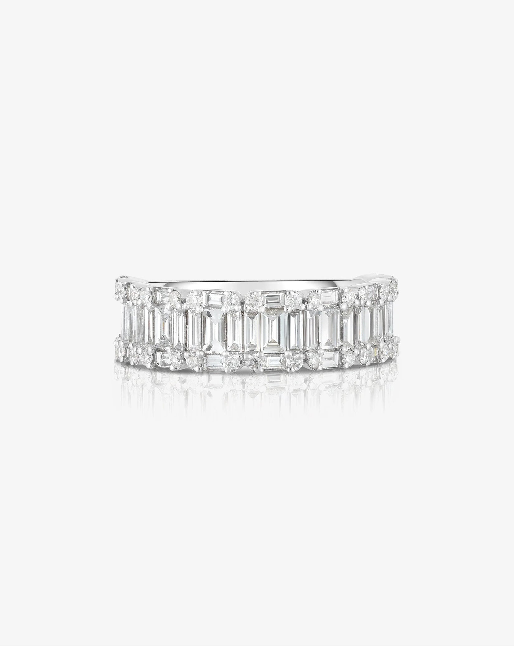 Emerald Illusion Eternity Ring