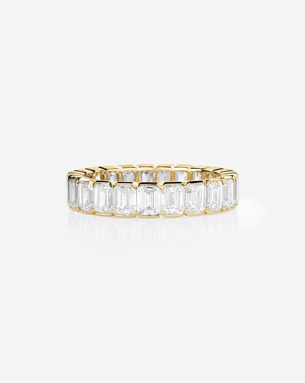 The Edge Emerald Diamond Eternity Band