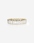 The Edge Emerald Diamond Eternity Band