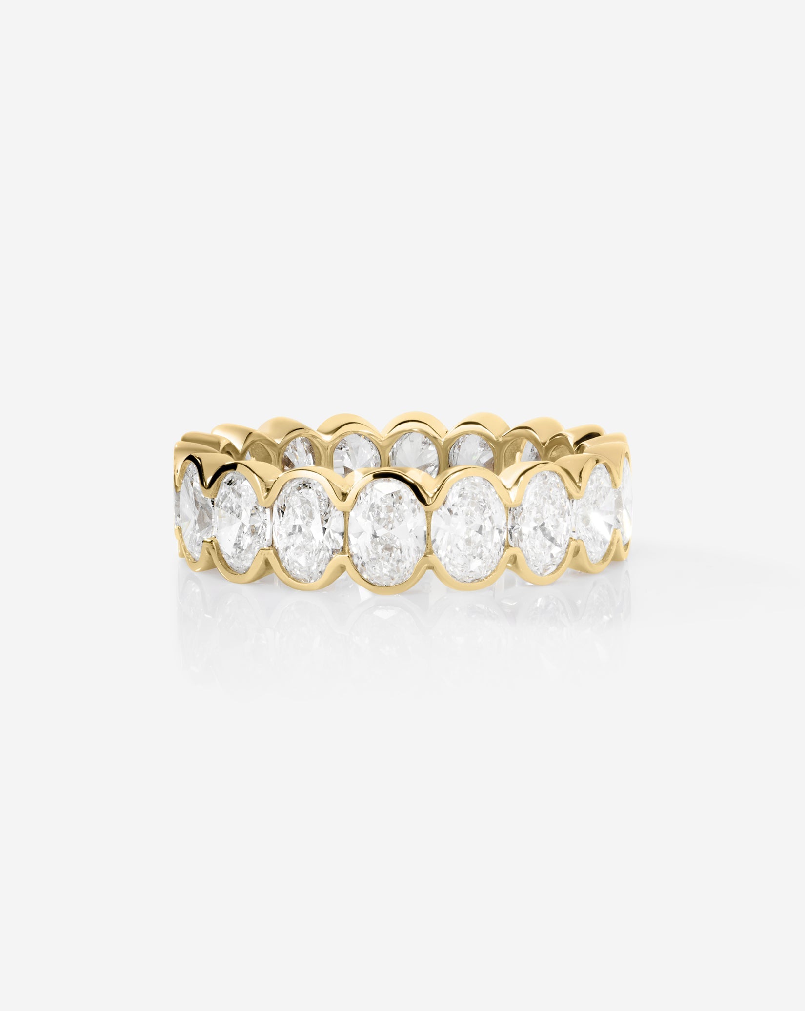 The Edge Oval Lab Diamond Eternity Band