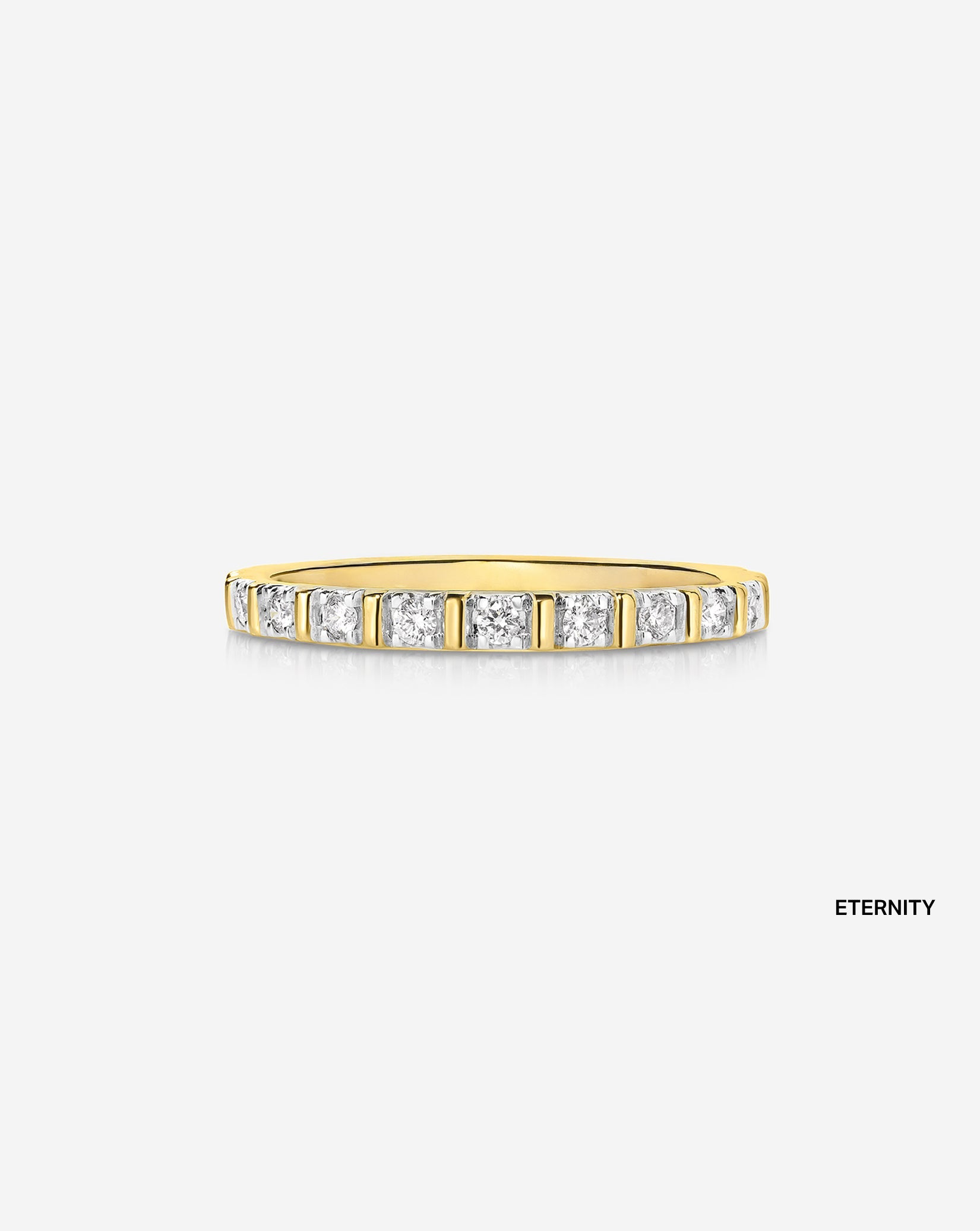 Fluted Diamond Band