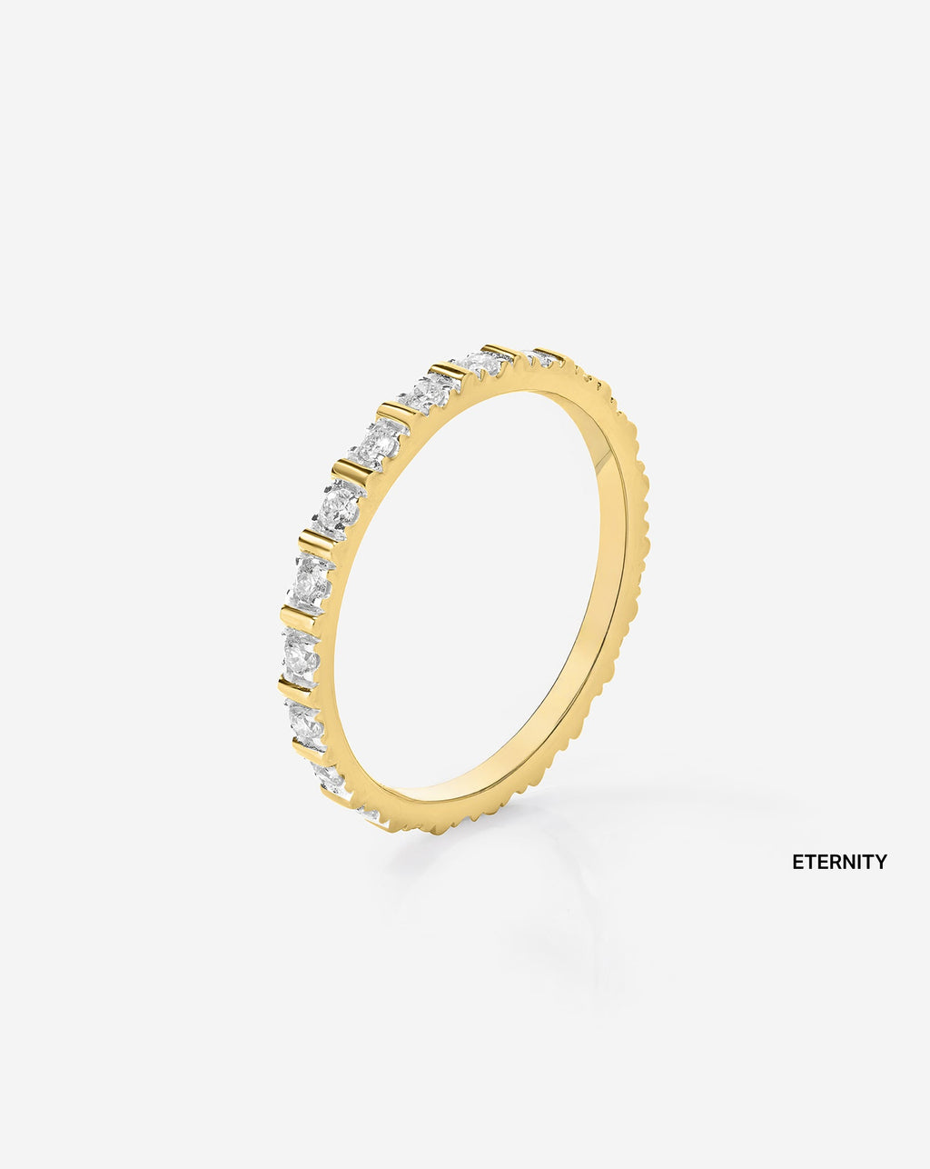 Fluted Diamond Band