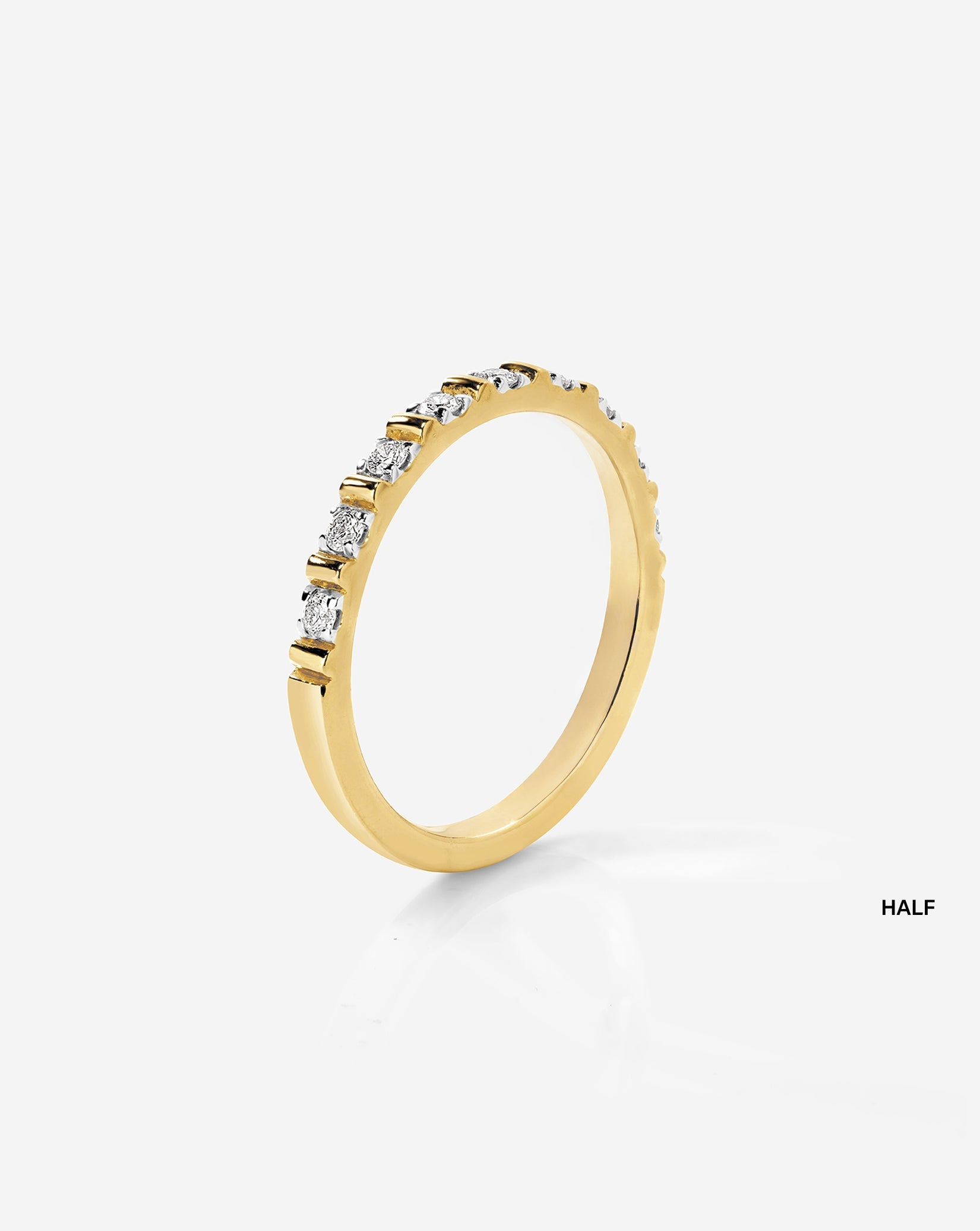 Fluted Diamond Band
