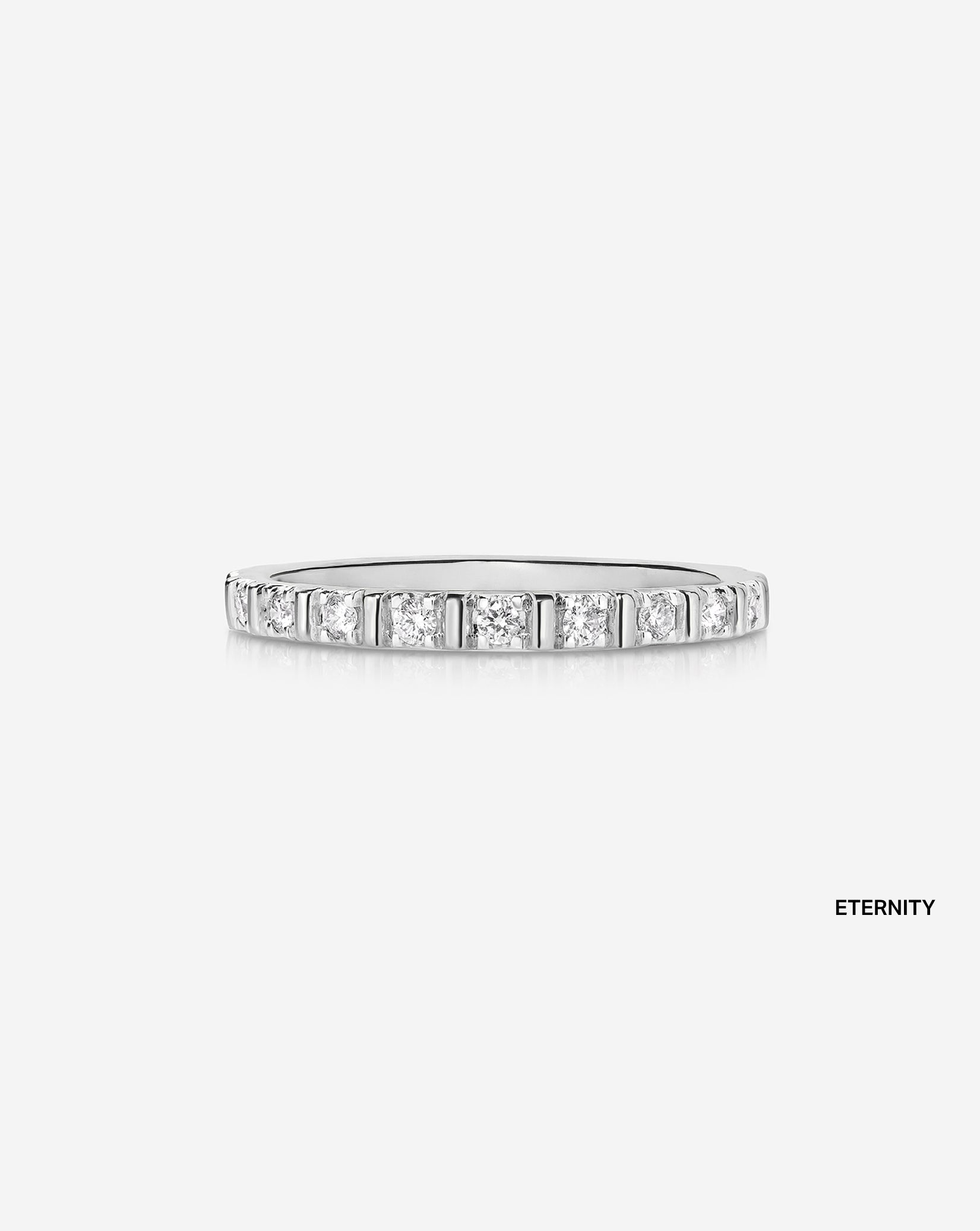 Fluted Diamond Band